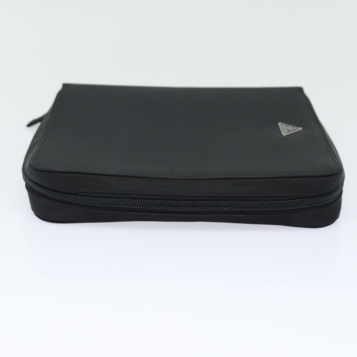 PRADA MiniDisc Case Nylon Black Auth 81379V