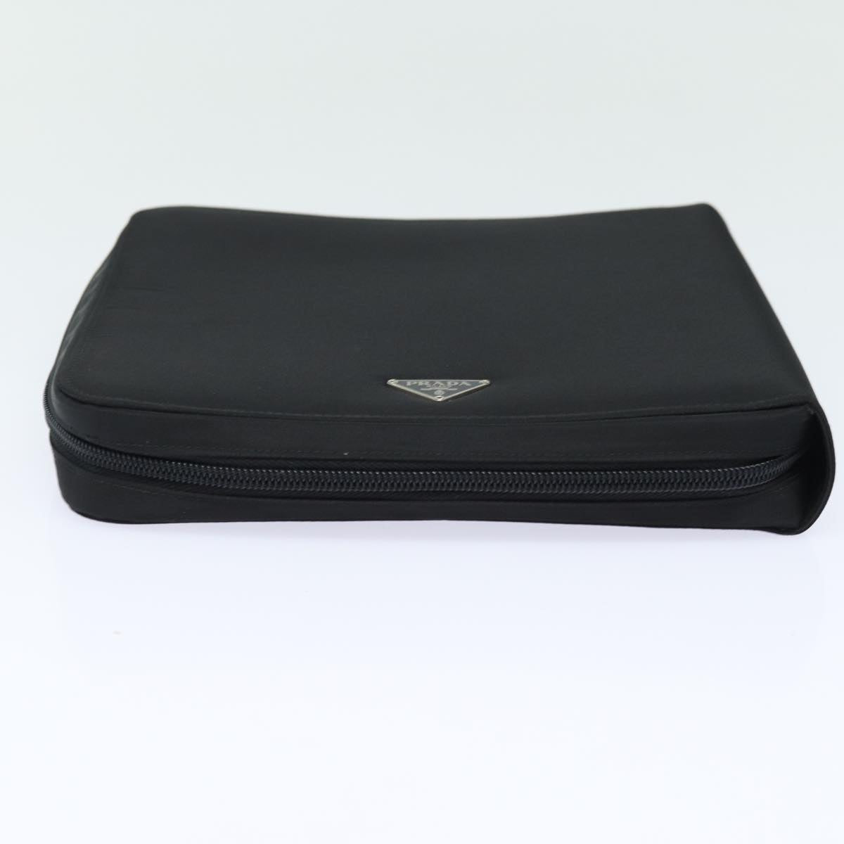 PRADA MiniDisc Case Nylon Black Auth 81379V