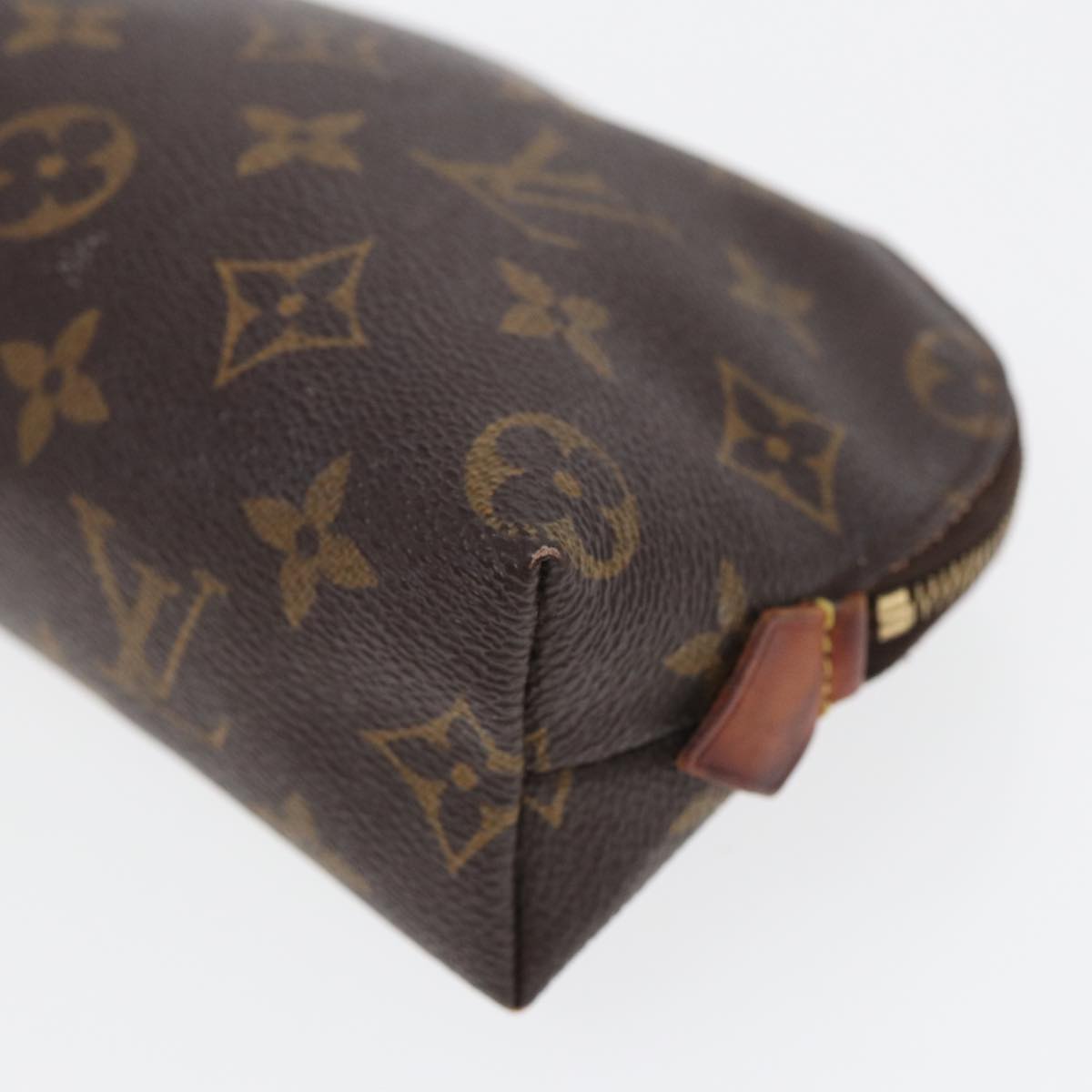 LOUIS VUITTON Monogram Pochette Cosmetic PM Cosmetic Pouch M47515 LV Auth 81600