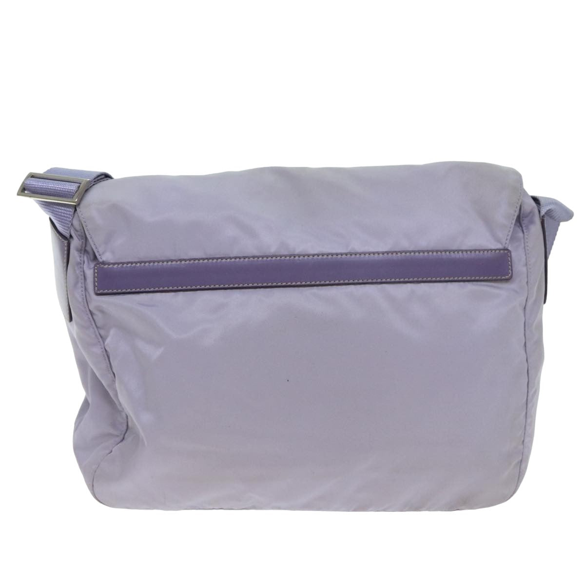 PRADA Shoulder Bag Nylon Purple Auth 81834