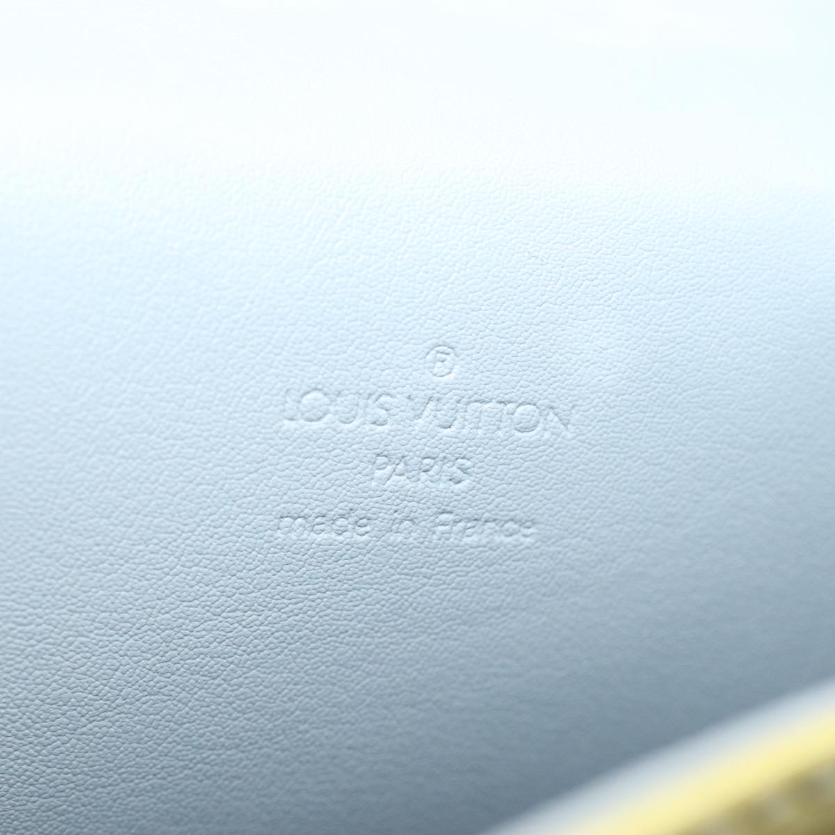 LOUIS VUITTON Monogram Vernis Spring Street Hand Bag Gris M91029 LV Auth 81950