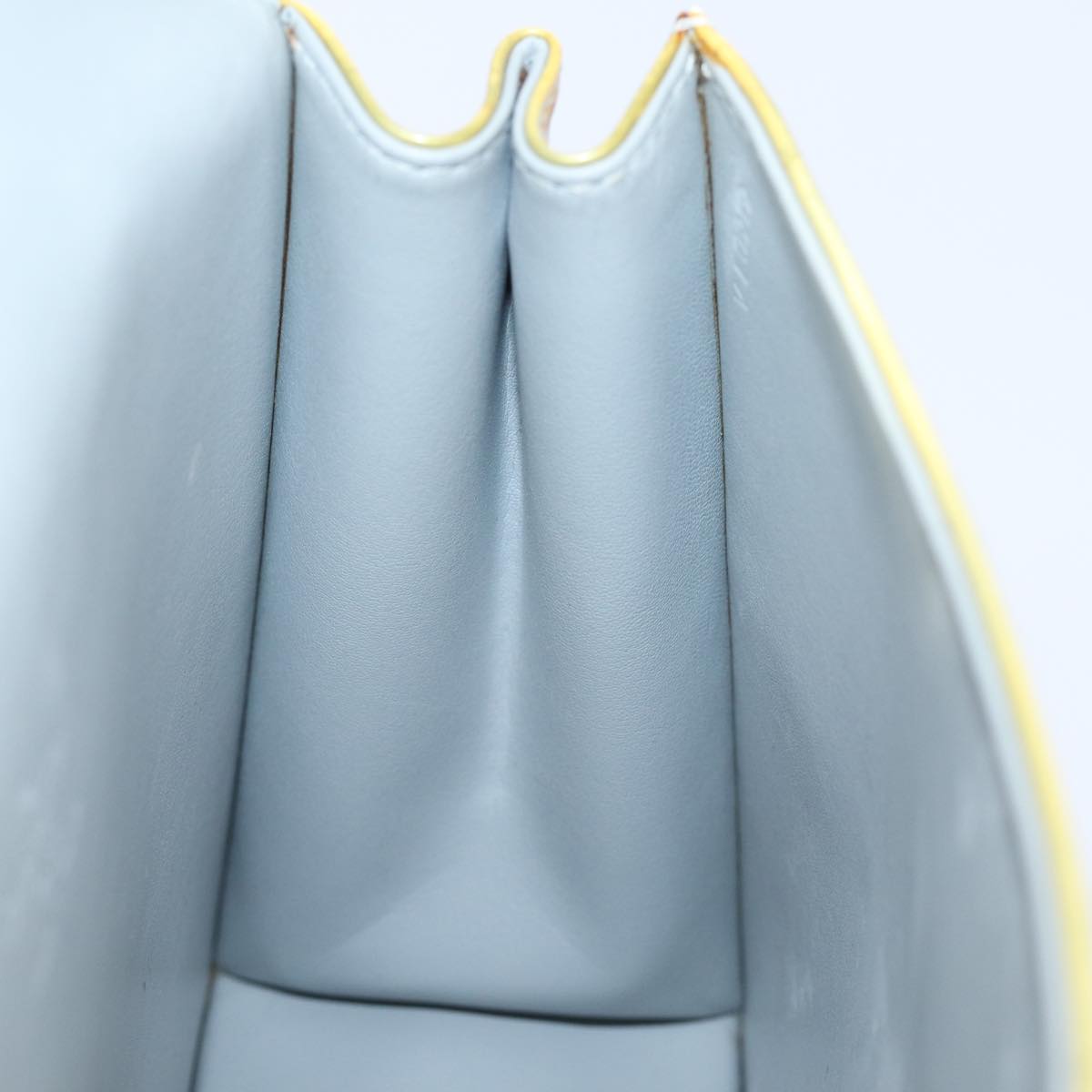 LOUIS VUITTON Monogram Vernis Spring Street Hand Bag Gris M91029 LV Auth 81950