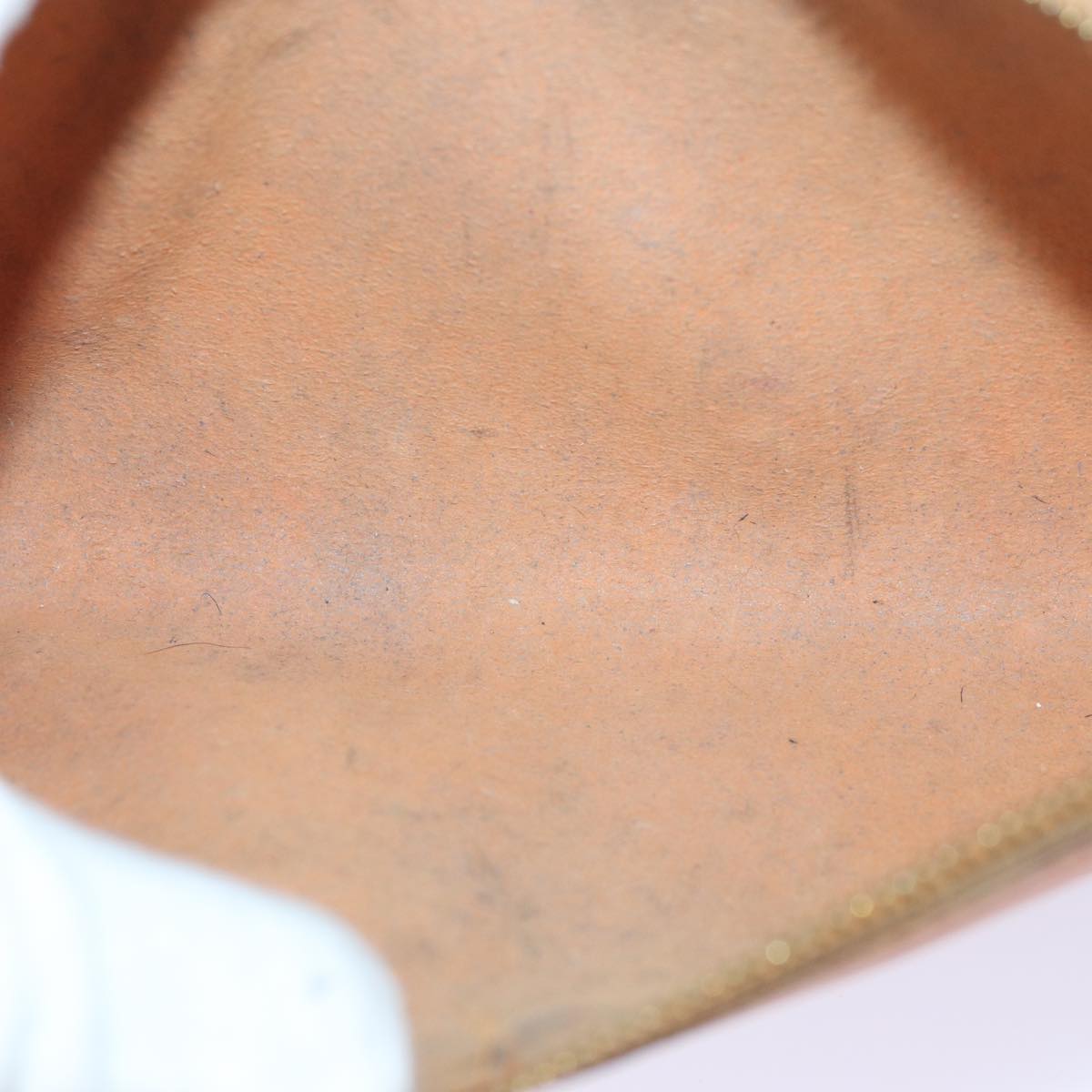 LOUIS VUITTON Epi Pochette Accessoires Pouch Orange Mandarin M5294H Auth 82026