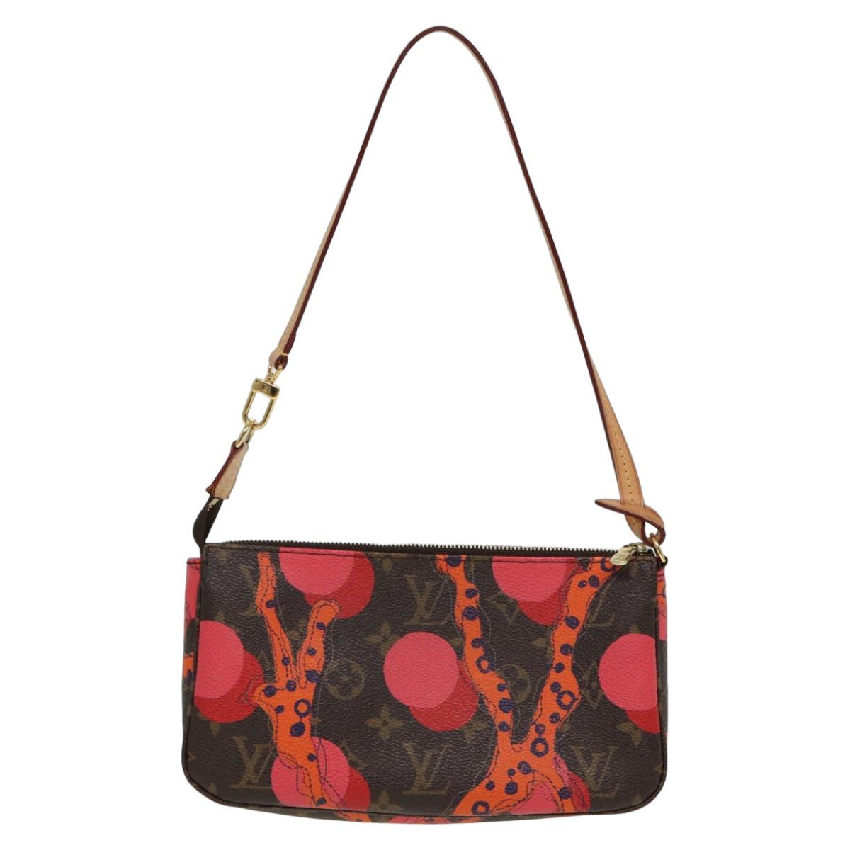 LOUIS VUITTON Monogram La Mage Pochette Accessoires Red M41604 LV Auth 82094