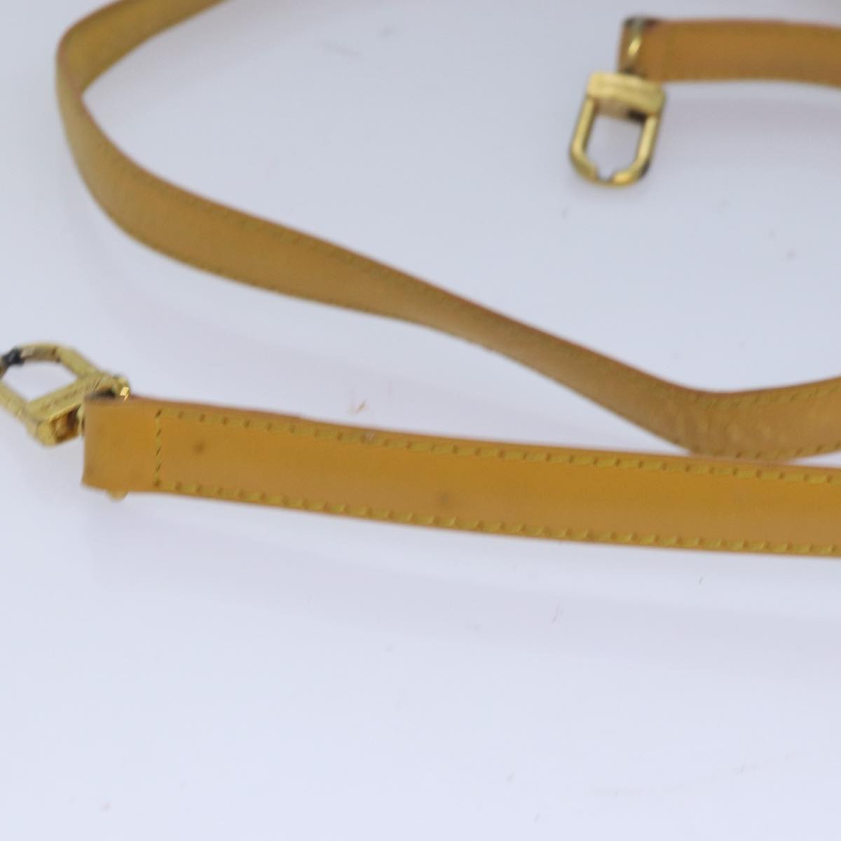 LOUIS VUITTON Epi Adjustable Shoulder Strap 37.4""""""""-44.5"""""""" Yellow LV Auth 82231