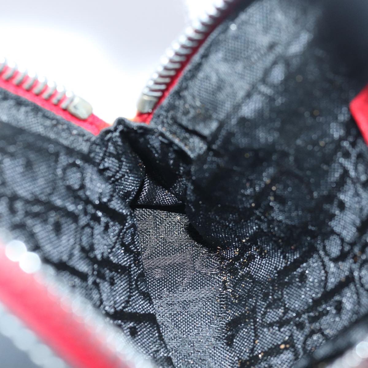 Christian Dior Hardcore Pouch Canvas White Auth 82243V