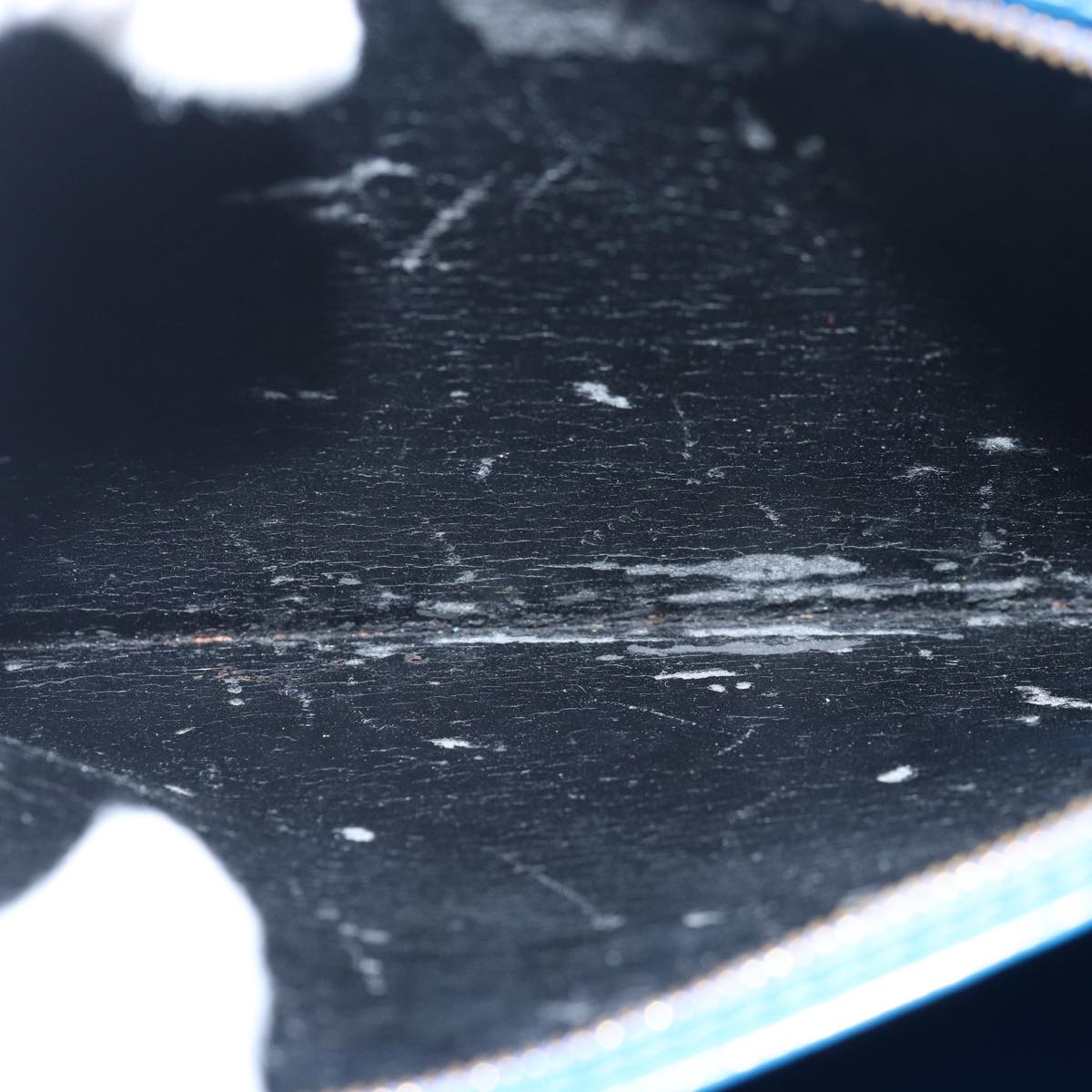 LOUIS VUITTON Epi Capuchin Shoulder Bag Blue M52345 LV Auth 82383