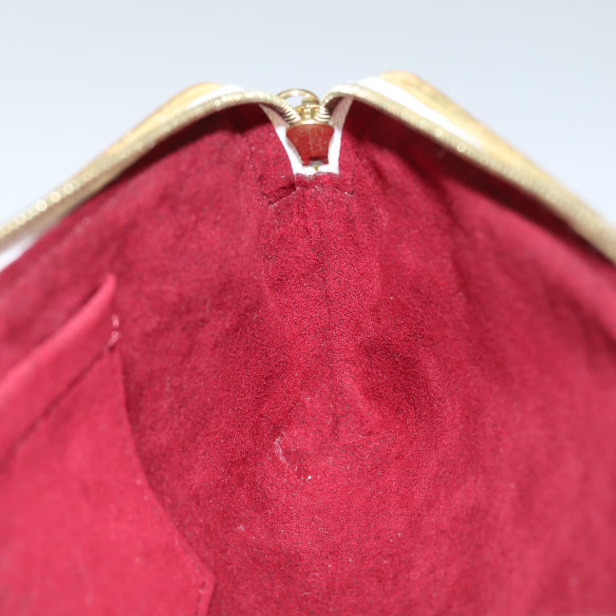 LOUIS VUITTON Monogram Multicolor Kate Pouch White Bron M55212 LV Auth 82391SAV