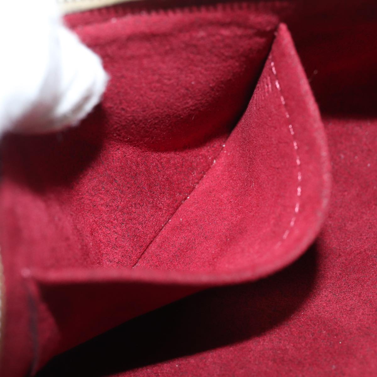 LOUIS VUITTON Monogram Multicolor Kate Pouch White Bron M55212 LV Auth 82391SAV