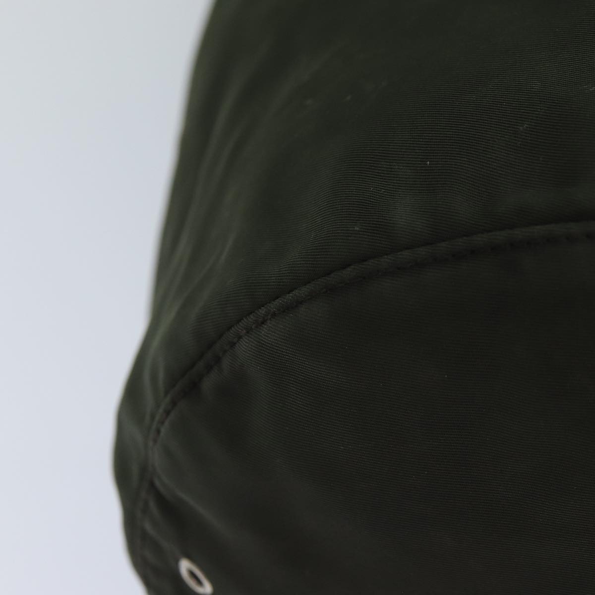 PRADA Shoulder Bag Nylon Khaki Auth 82572