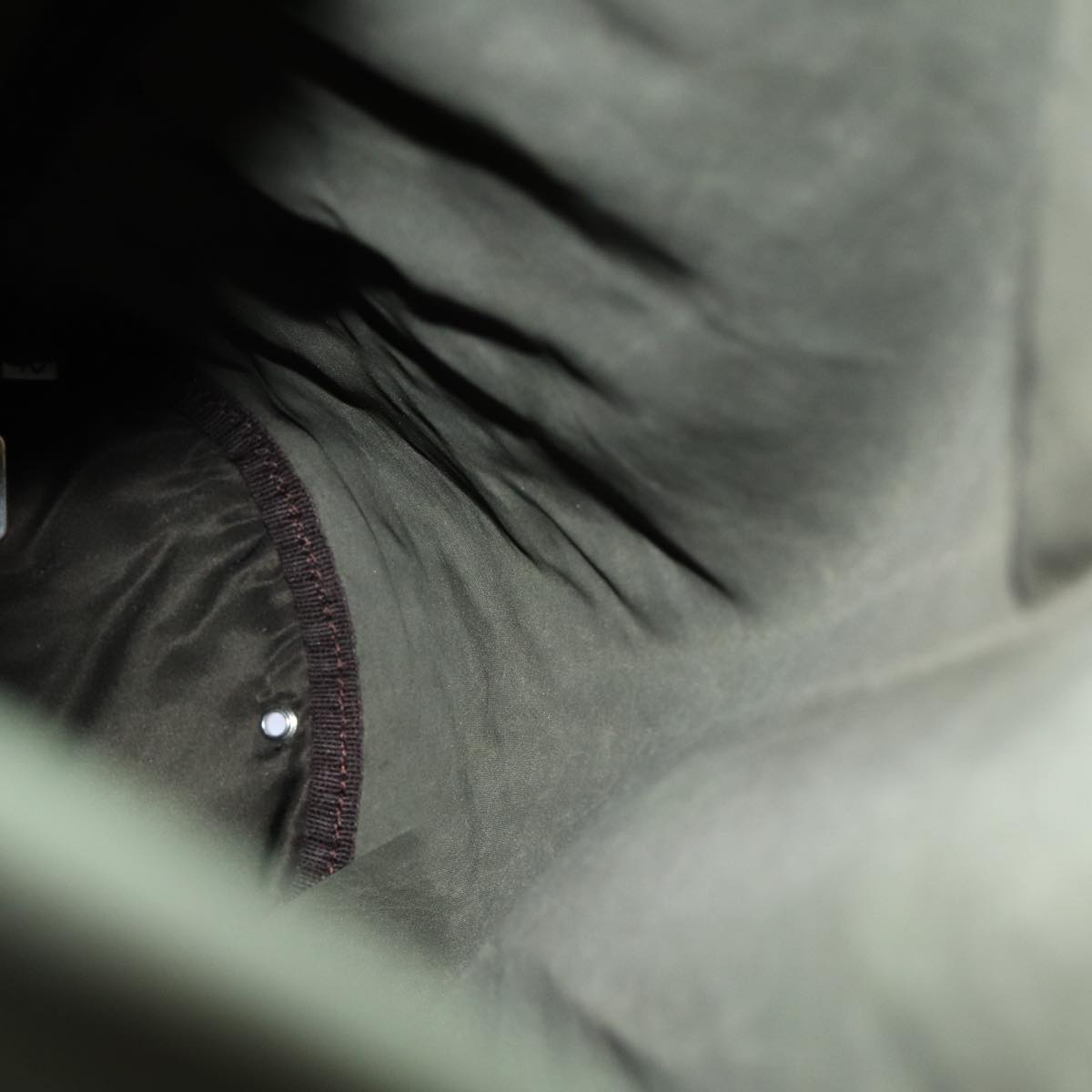 PRADA Shoulder Bag Nylon Khaki Auth 82572