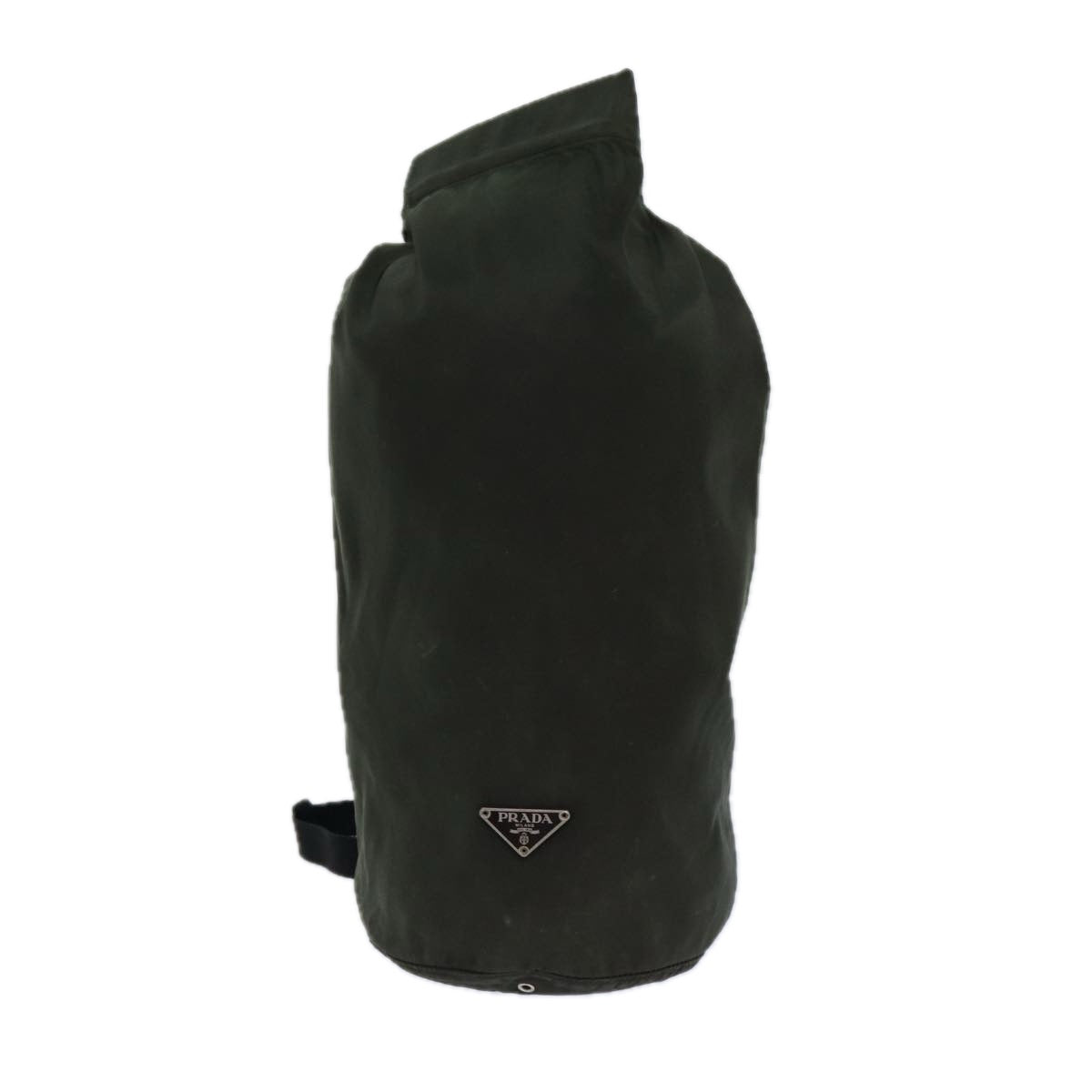 PRADA Shoulder Bag Nylon Khaki Auth 82572