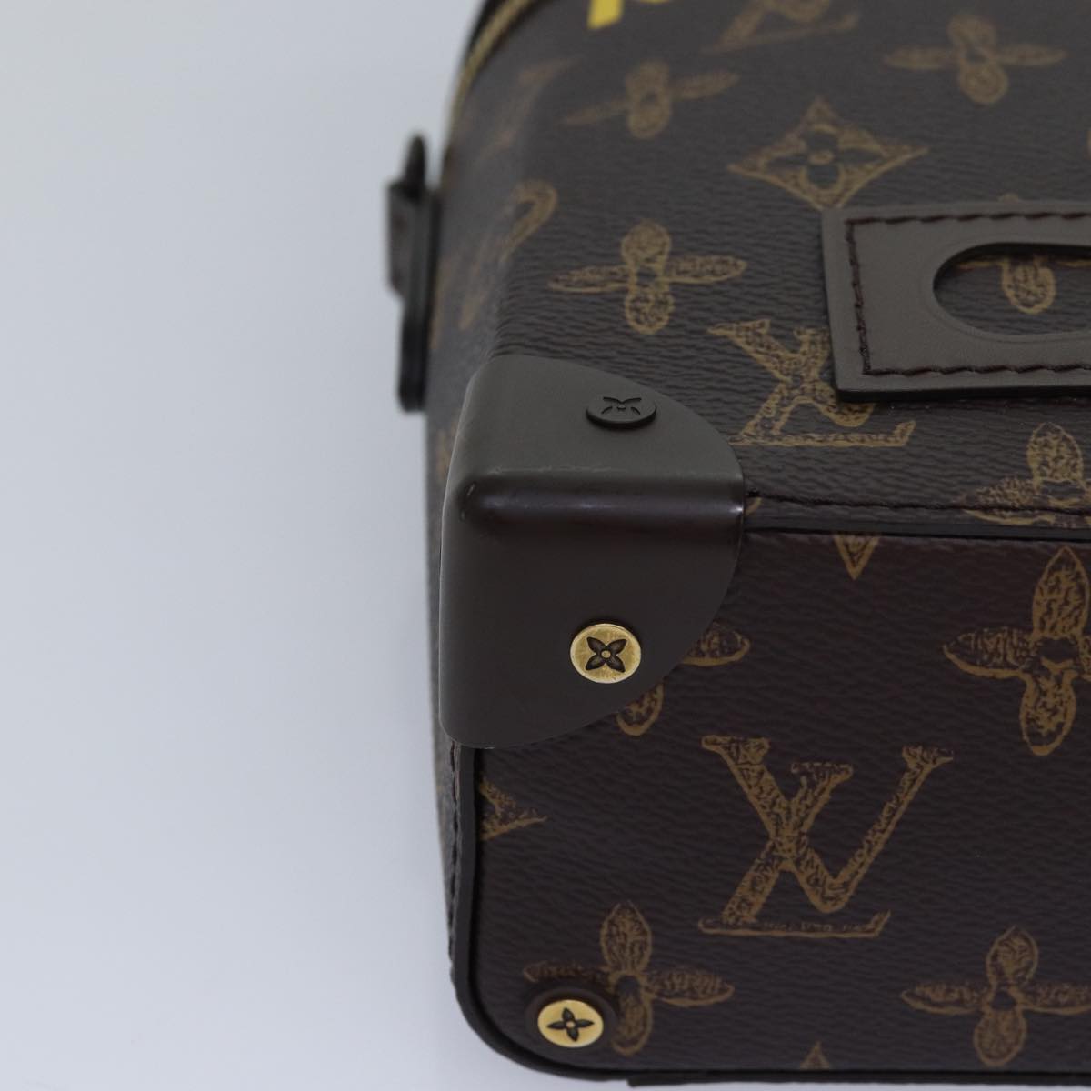 LOUIS VUITTON Monogram Vertical Box Shoulder Bag M59664 LV Auth 82618SAM