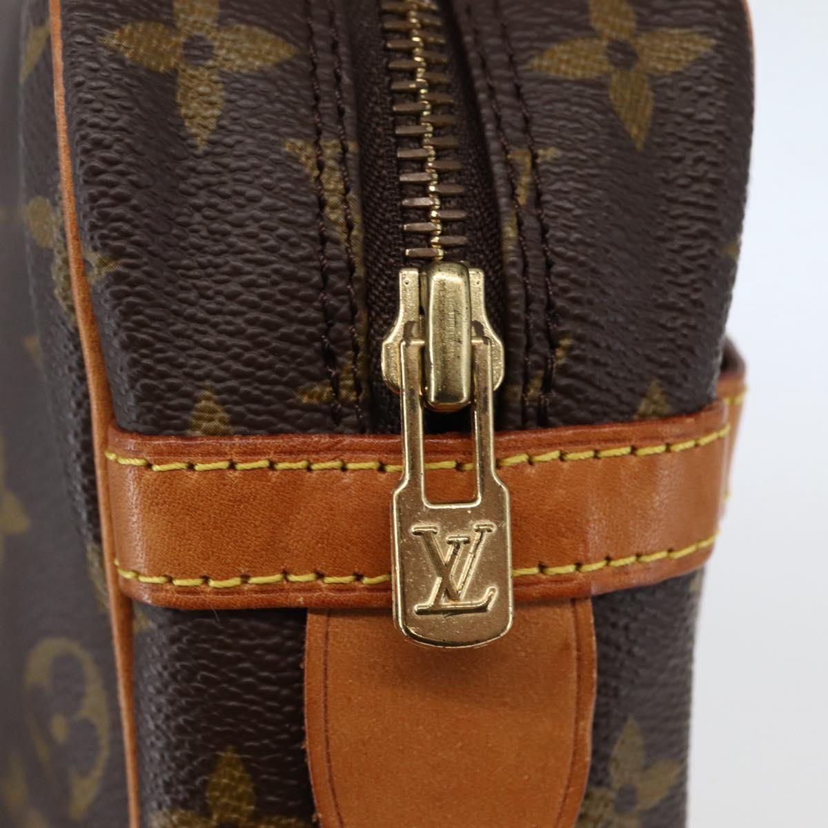 LOUIS VUITTON Monogram Compiegne 28 Clutch Bag M51845 LV Auth 82756