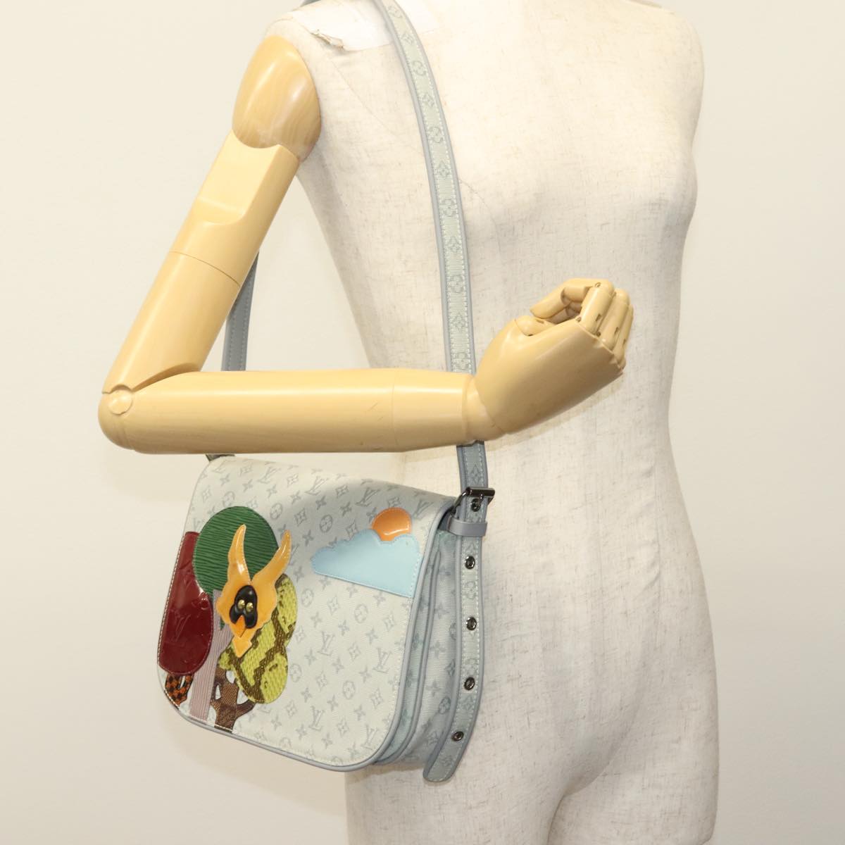 LOUIS VUITTON Monogram Mini Musette Comte De Fe Shoulder Bag M92279 Auth 82759