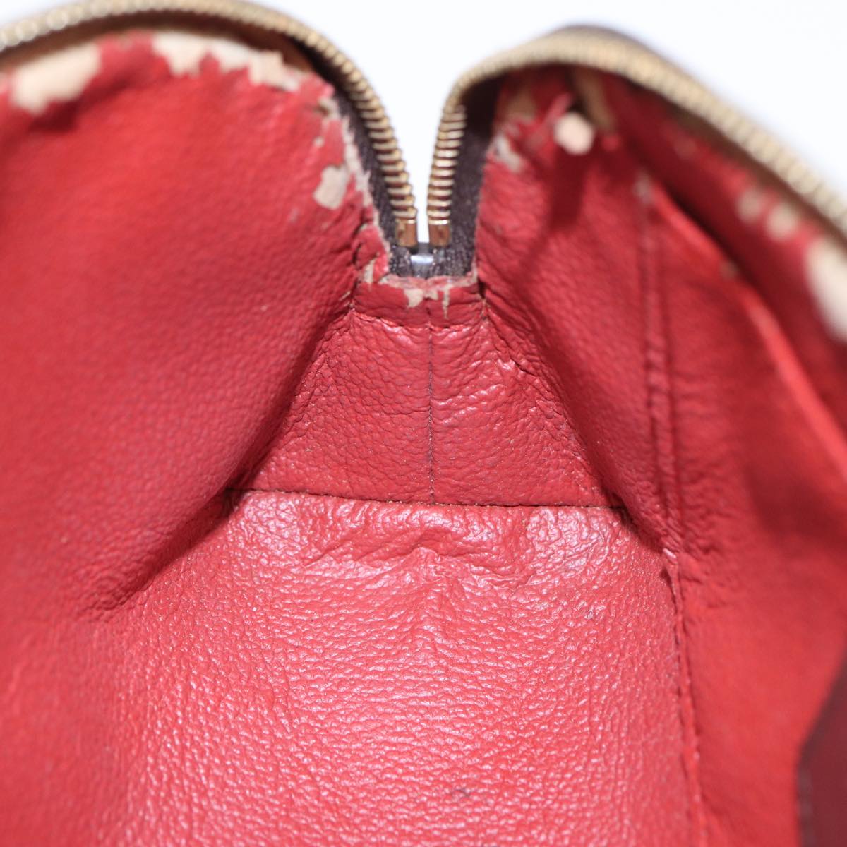 LOUIS VUITTON Damier Ebene Pochette Cosmetic PM Pouch N47516 LV Auth 82978