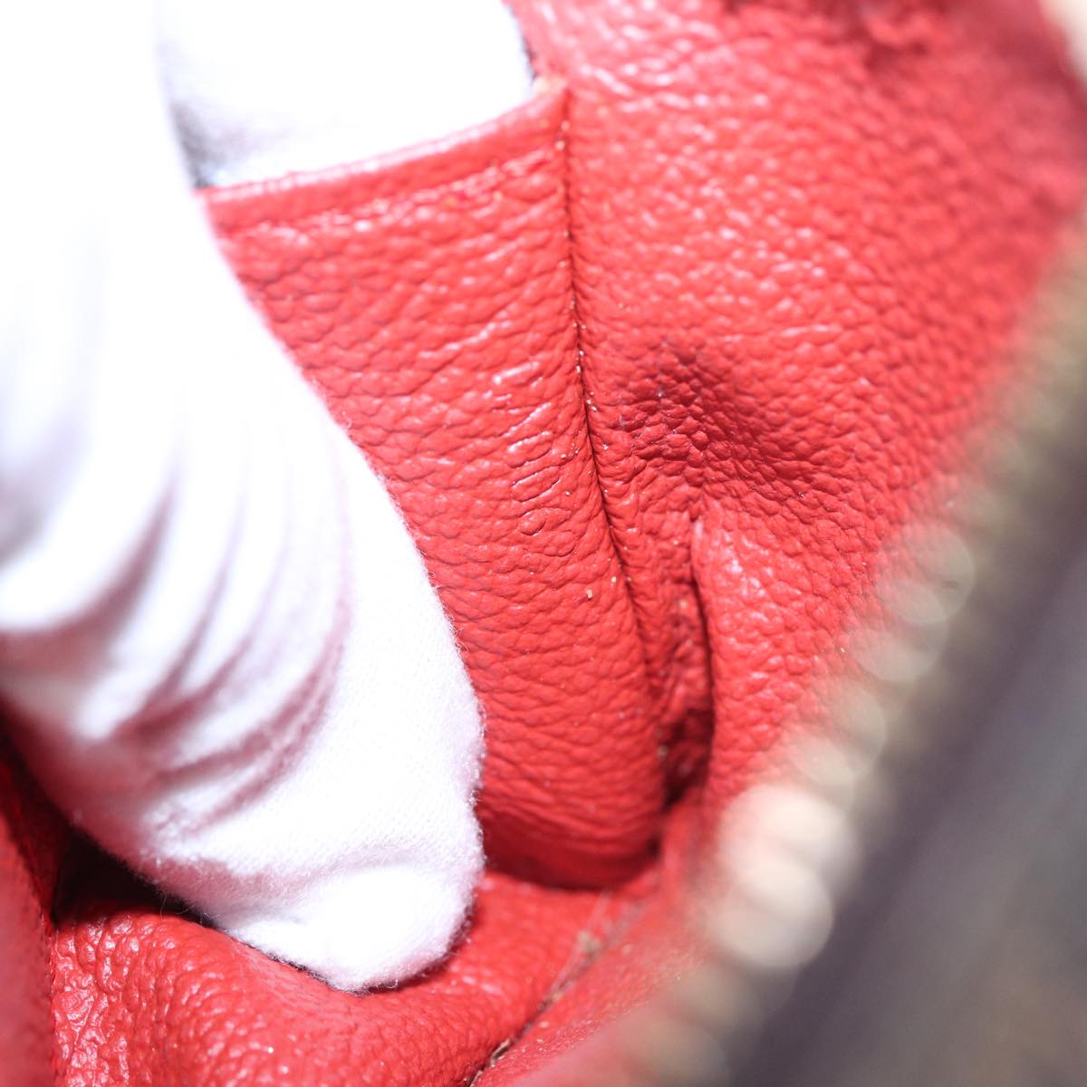 LOUIS VUITTON Damier Ebene Pochette Cosmetic PM Pouch N47516 LV Auth 82978