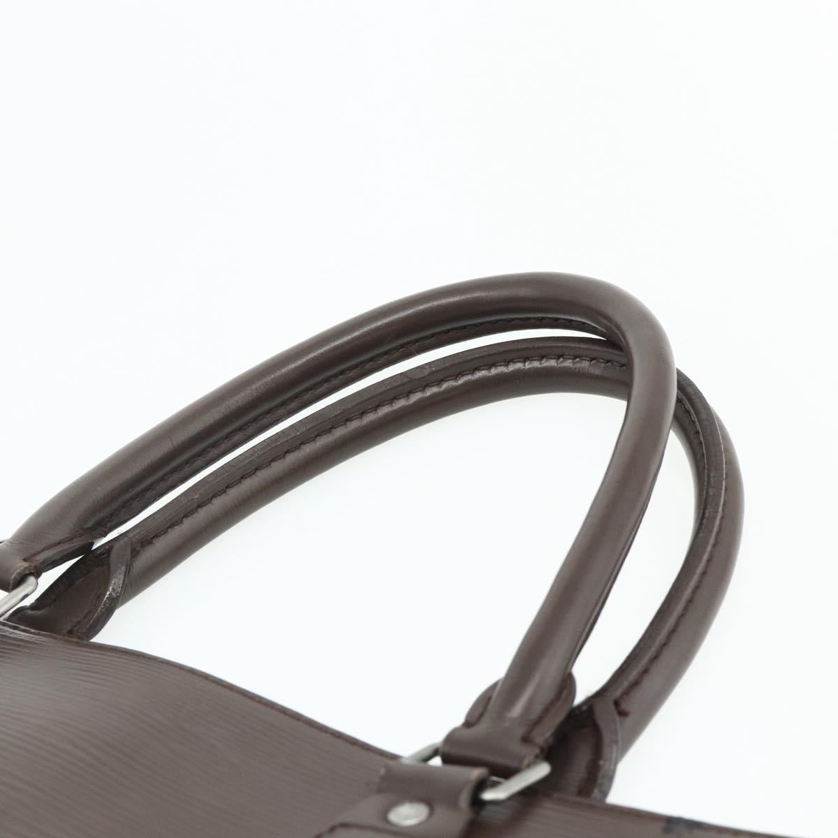 LOUIS VUITTON Epi Sac Plat Hand Bag Mocha Brown M5908D LV Auth 83038