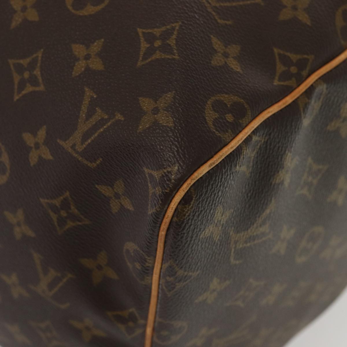 LOUIS VUITTON Monogram Keepall 55 Boston Bag M41424 LV Auth 83060