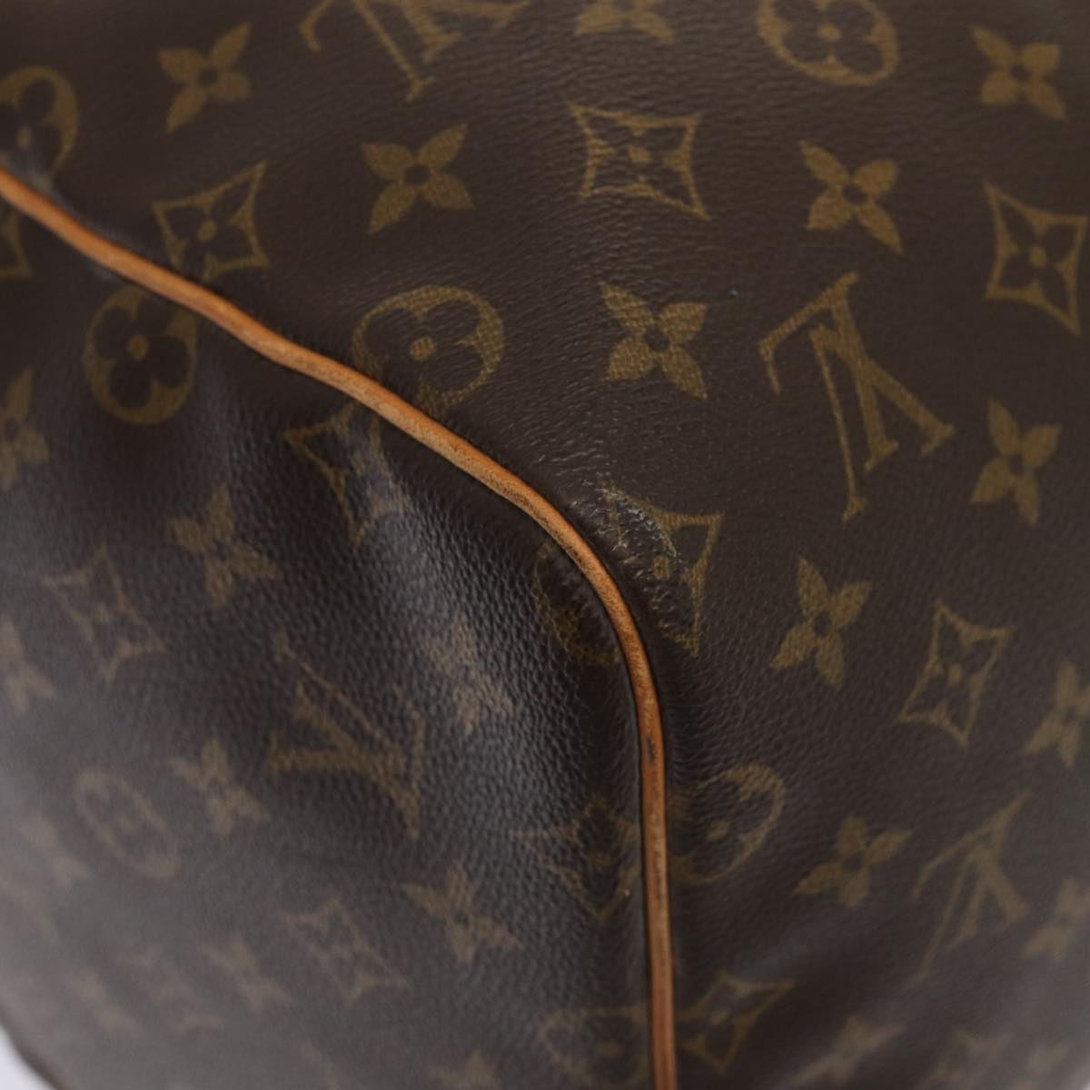 LOUIS VUITTON Monogram Keepall 55 Boston Bag M41424 LV Auth 83060