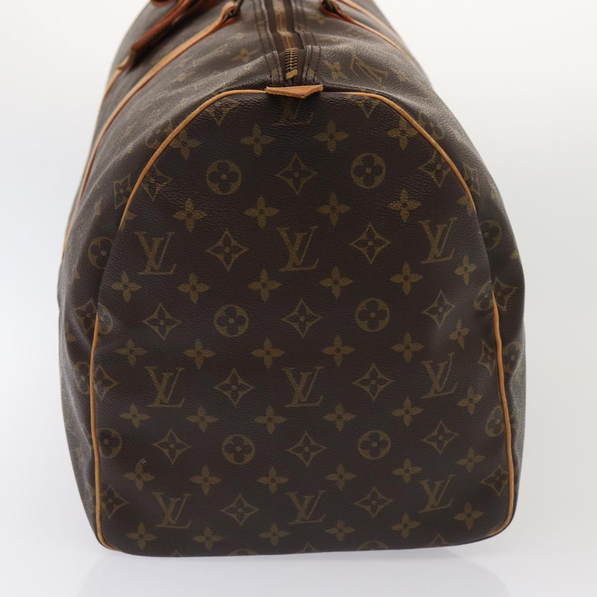 LOUIS VUITTON Monogram Keepall 55 Boston Bag M41424 LV Auth 83060