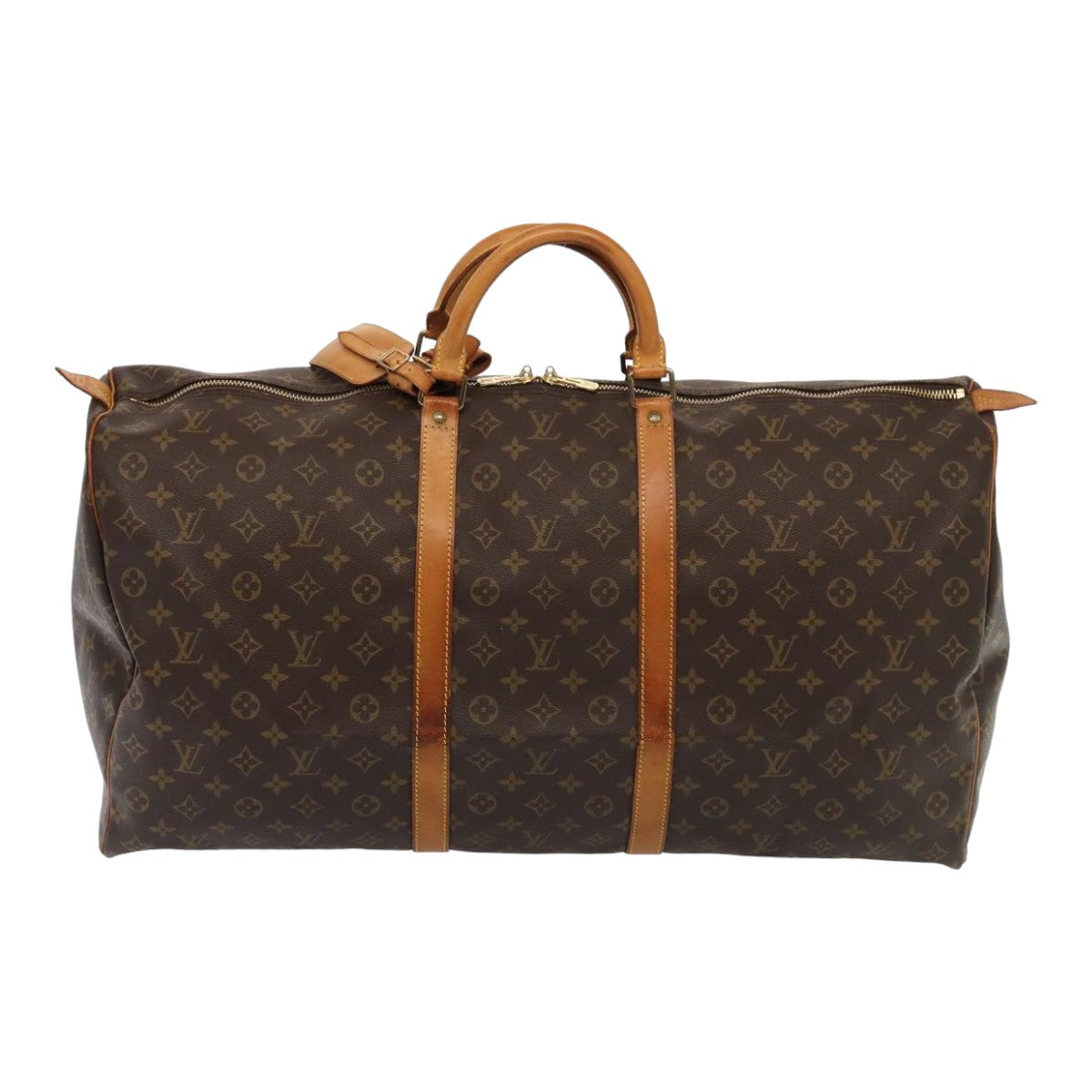 LOUIS VUITTON Monogram Keepall 60 Boston Bag M41422 LV Auth 83061