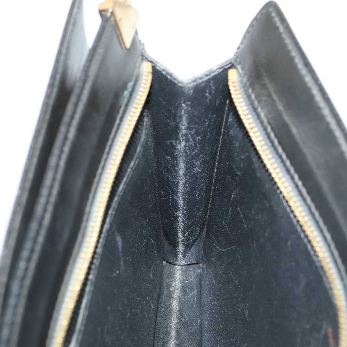 LOUIS VUITTON Epi Angian Shoulder Bag 2way Black M52112 LV Auth 83584