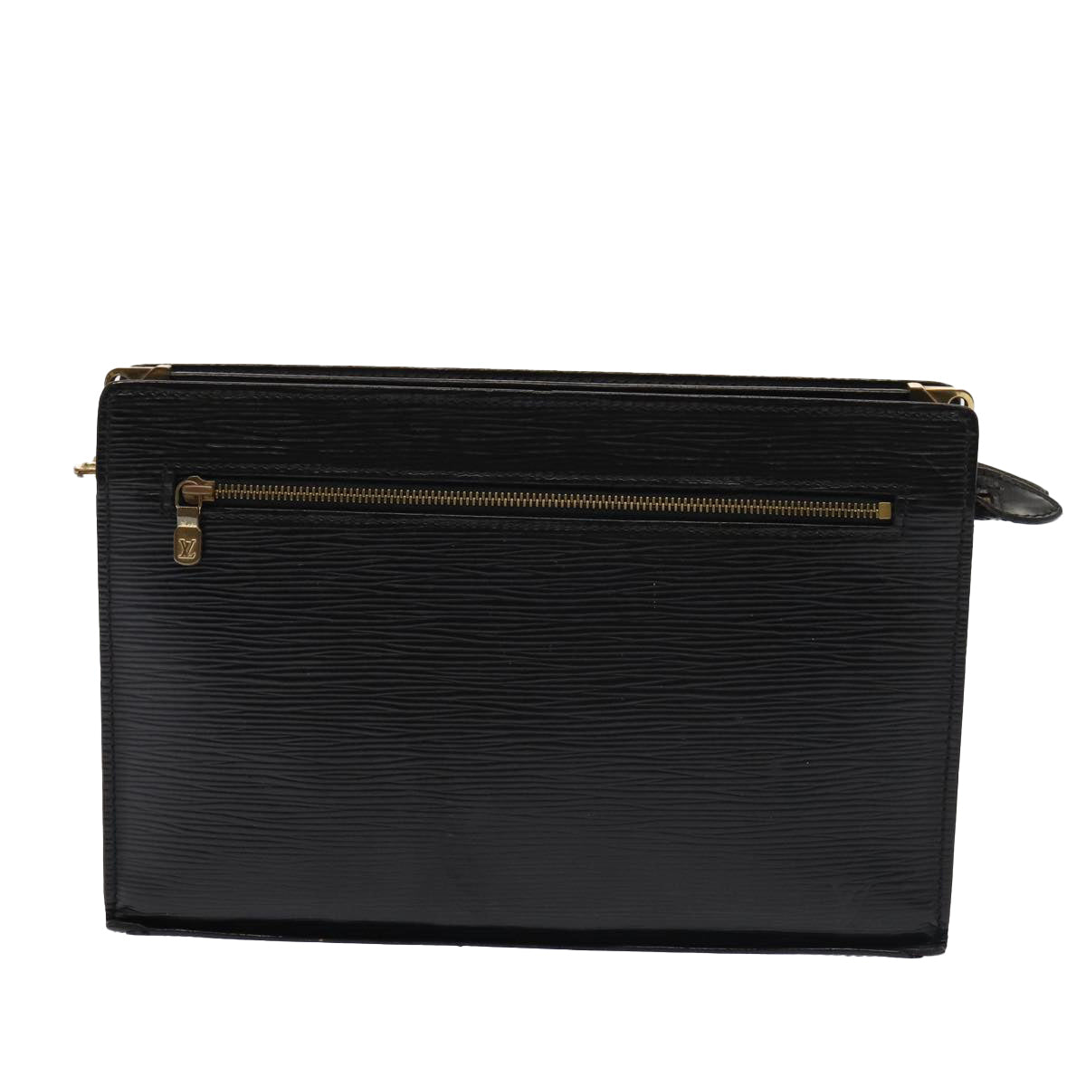 LOUIS VUITTON Epi Angian Shoulder Bag 2way Black M52112 LV Auth 83584