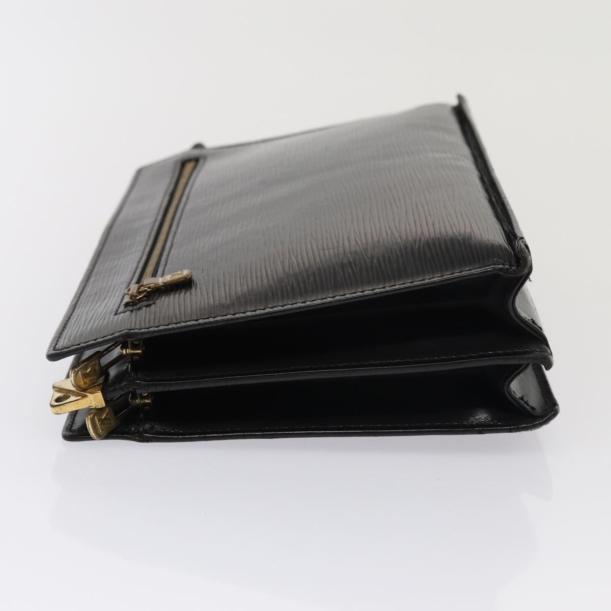 LOUIS VUITTON Epi Angian Shoulder Bag 2way Black M52112 LV Auth 83584