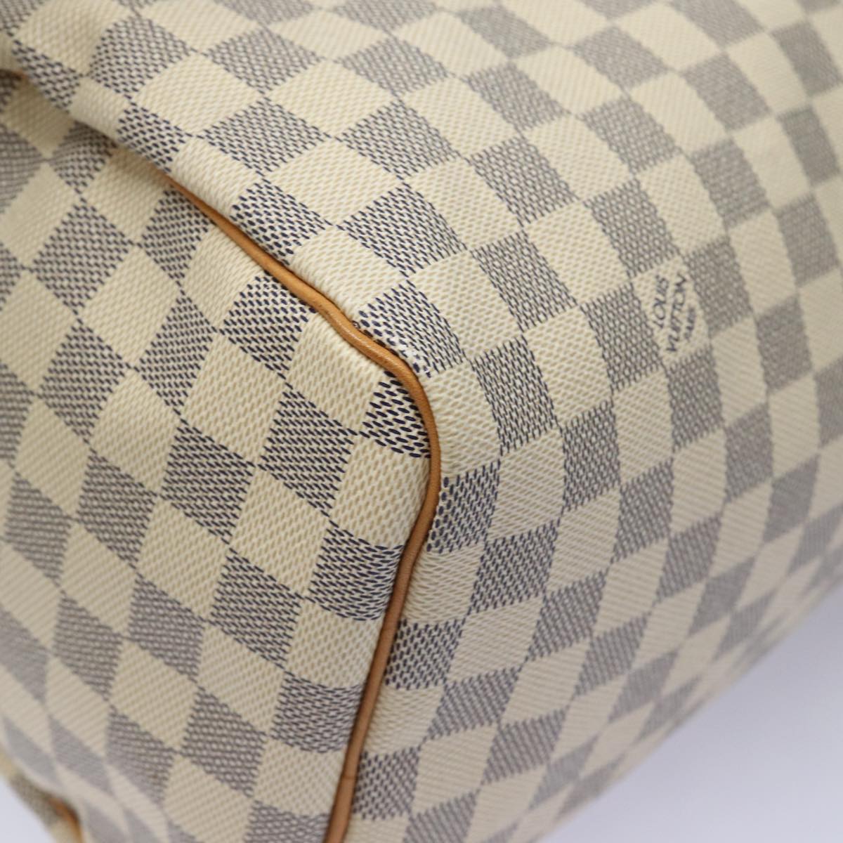 LOUIS VUITTON Damier Azur Speedy 30 Hand Bag N41533 LV Auth 83636SAV