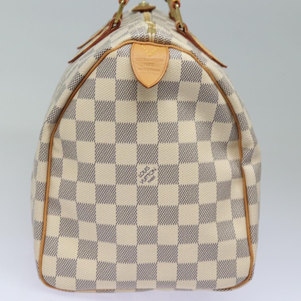 LOUIS VUITTON Damier Azur Speedy 30 Hand Bag N41533 LV Auth 83636SAV
