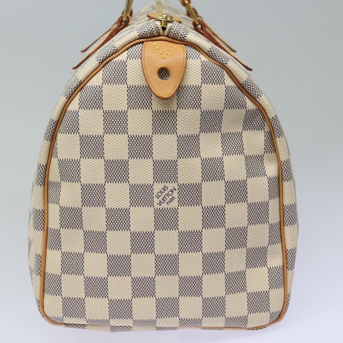 LOUIS VUITTON Damier Azur Speedy 30 Hand Bag N41533 LV Auth 83636SAV