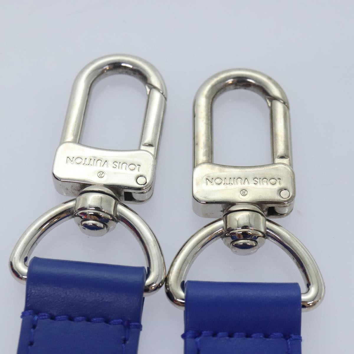 LOUIS VUITTON Monogram Flower Keepall Bandouliere 50 Bag Blue M21895 Auth 83744SM