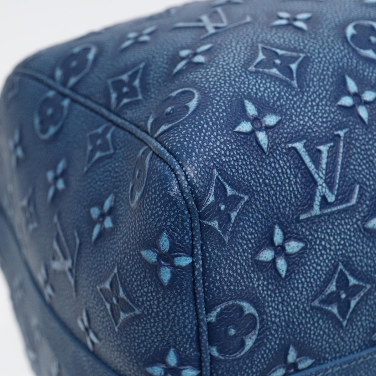 LOUIS VUITTON Monogram Cowhide Keepall Bandouliere 50 Bag M21375 LV Auth 83834S