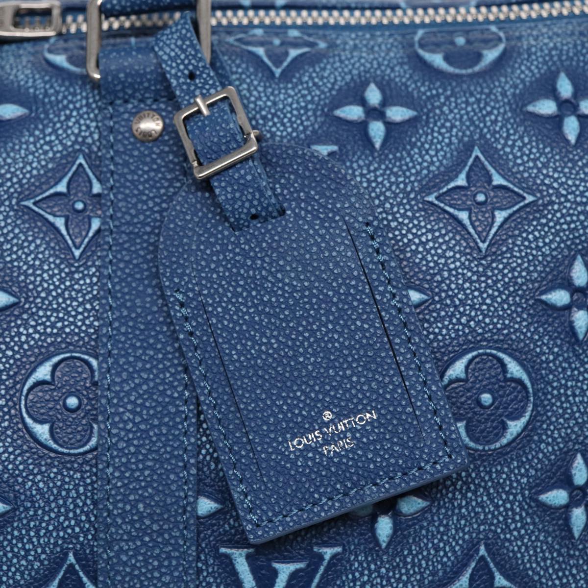 LOUIS VUITTON Monogram Cowhide Keepall Bandouliere 50 Bag M21375 LV Auth 83834S