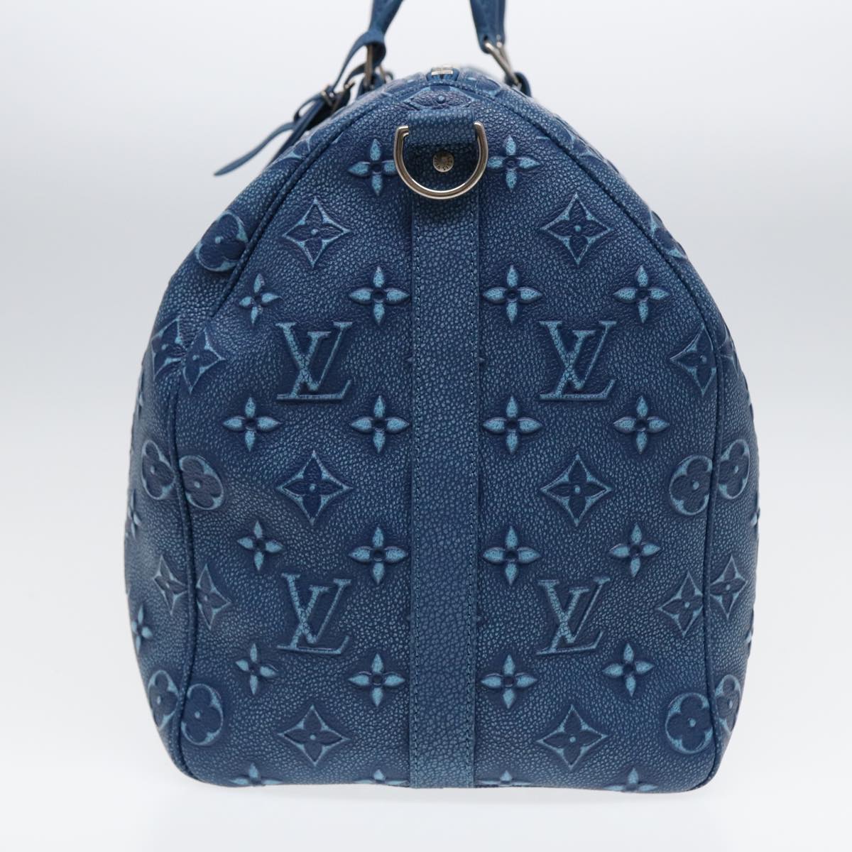LOUIS VUITTON Monogram Cowhide Keepall Bandouliere 50 Bag M21375 LV Auth 83834SM