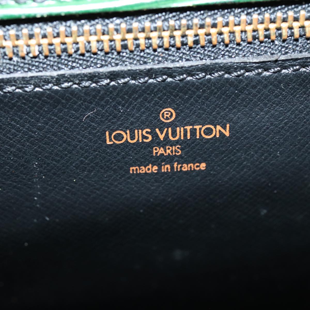 LOUIS VUITTON Epi Serviette Ambassador Business Bag Green M54412 LV Auth 84072