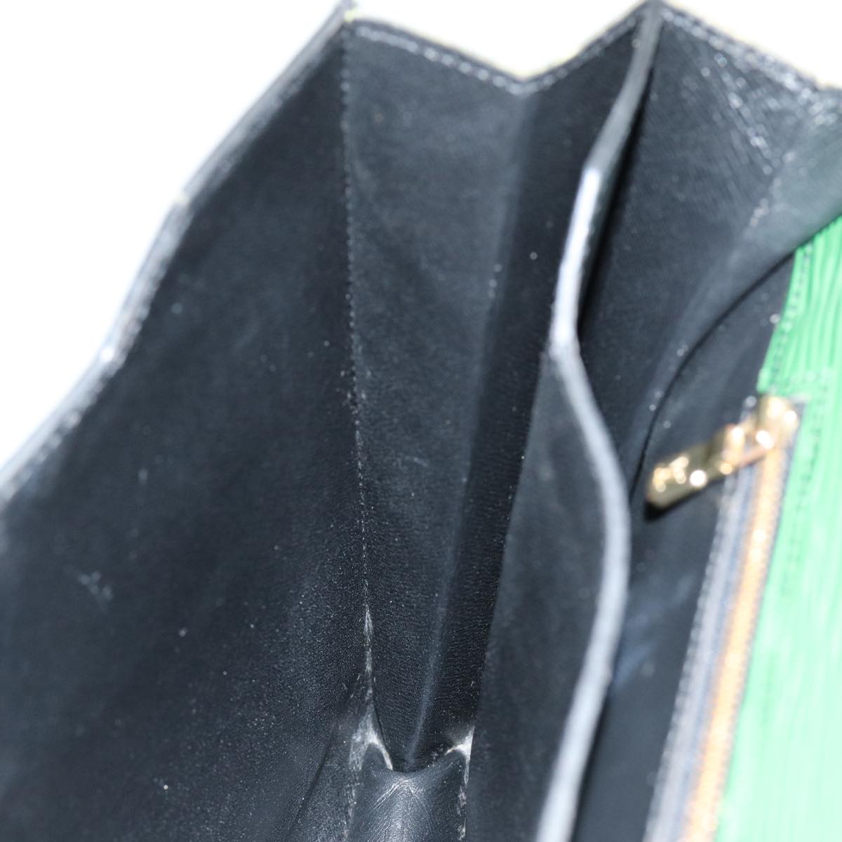 LOUIS VUITTON Epi Serviette Ambassador Business Bag Green M54412 LV Auth 84072