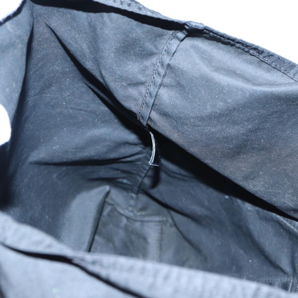 PRADA Tote Bag Nylon Black Auth 84242