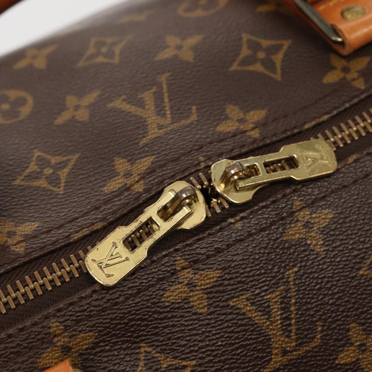 LOUIS VUITTON Monogram Keepall 60 Boston Bag M41422 LV Auth 84255