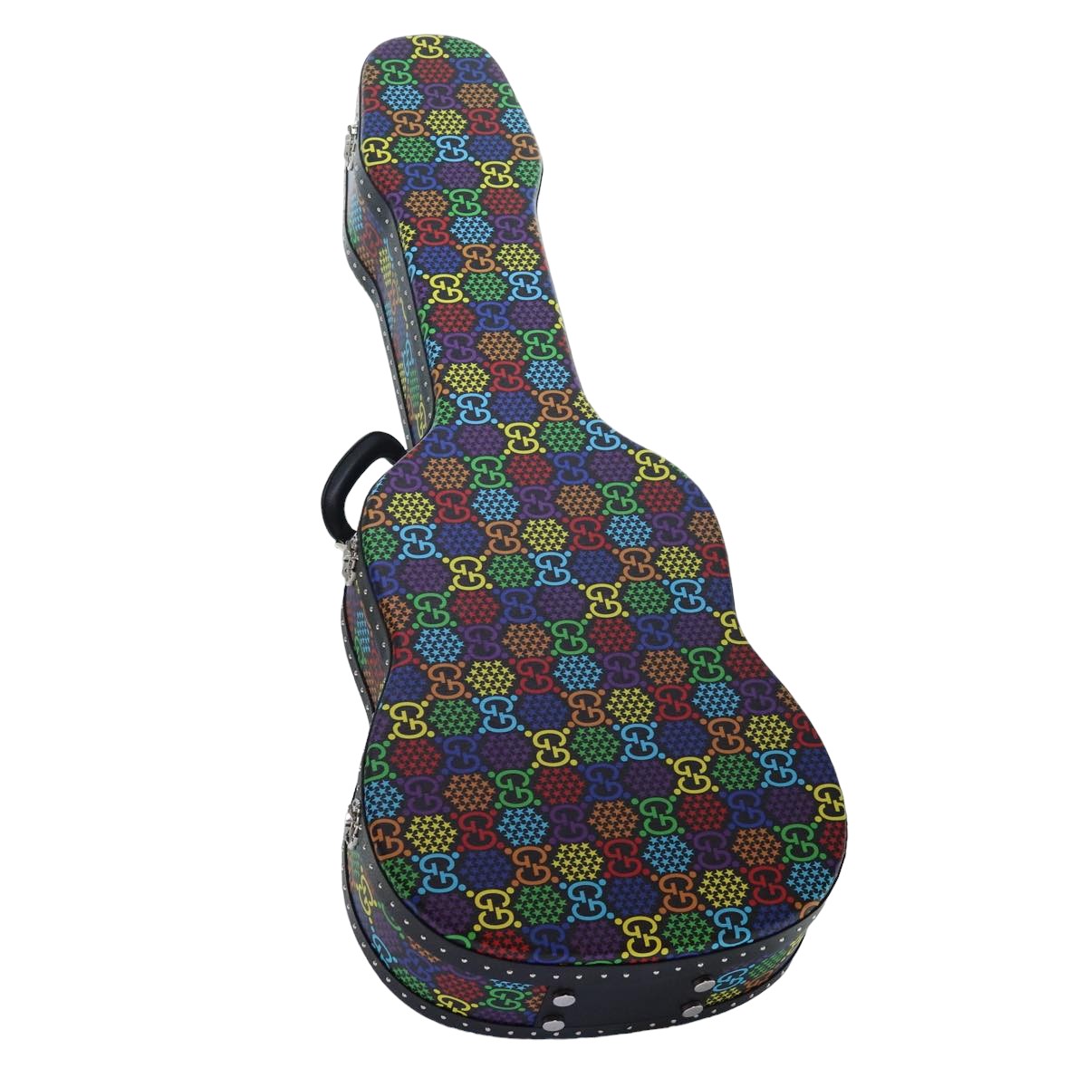GUCCI Guitar Cases GG Psychedelic Multicolor 605315 Auth 84342SM
