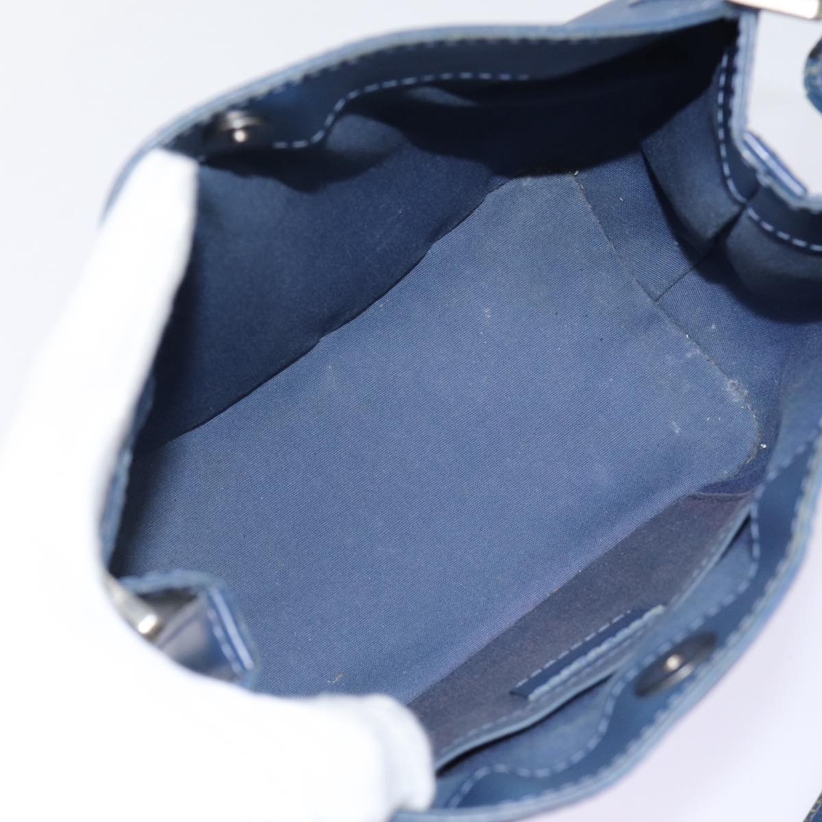 LOUIS VUITTON Epi Mandala PM Shoulder Bag Blue Myrtille M5893G LV Auth 84346