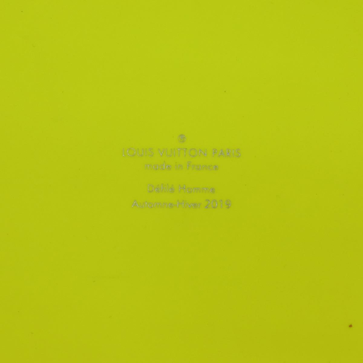 LOUIS VUITTON Monogram Mesh Keepall Bandouliere 50 Bag Yellow M55380 Auth 84353SM