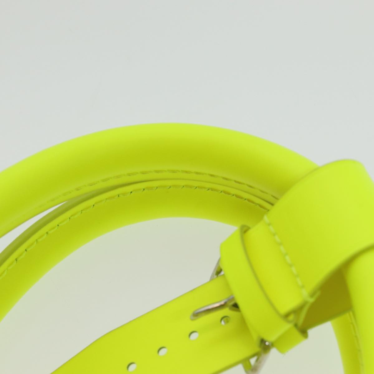 LOUIS VUITTON Monogram Mesh Keepall Bandouliere 50 Bag Yellow M55380 Auth 84353SM