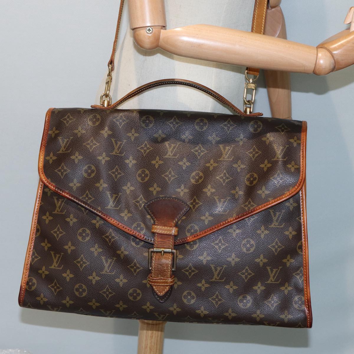 LOUIS VUITTON Monogram Beverly Hand Bag 2way M51120 LV Auth 84525