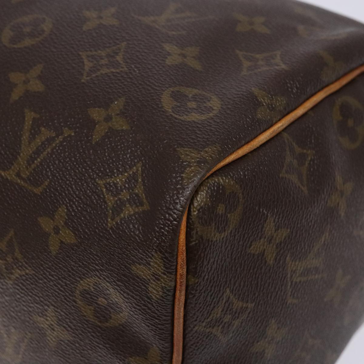 LOUIS VUITTON Monogram Speedy 35 Hand Bag M41524 LV Auth 84532