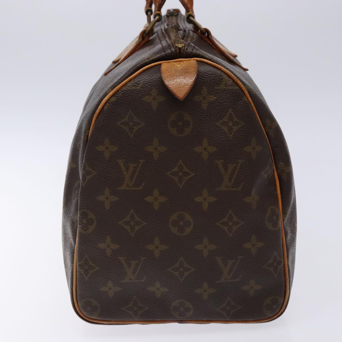 LOUIS VUITTON Monogram Speedy 35 Hand Bag M41524 LV Auth 84532