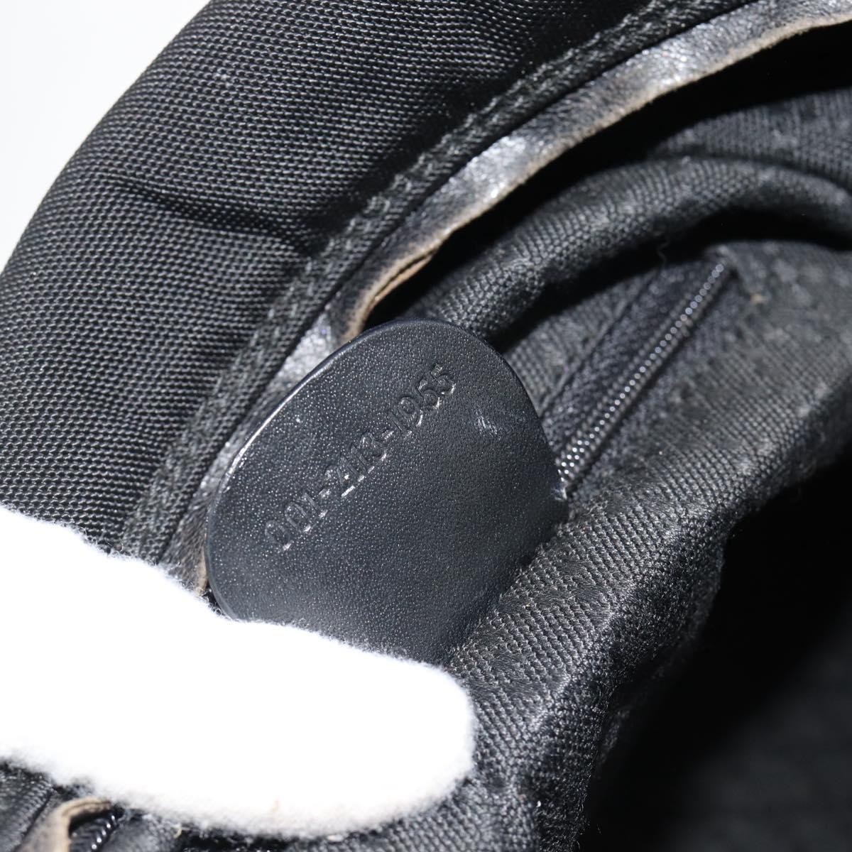 GUCCI Shoulder Bag Canvas Black Silver 001 2113 1955 Auth 84672
