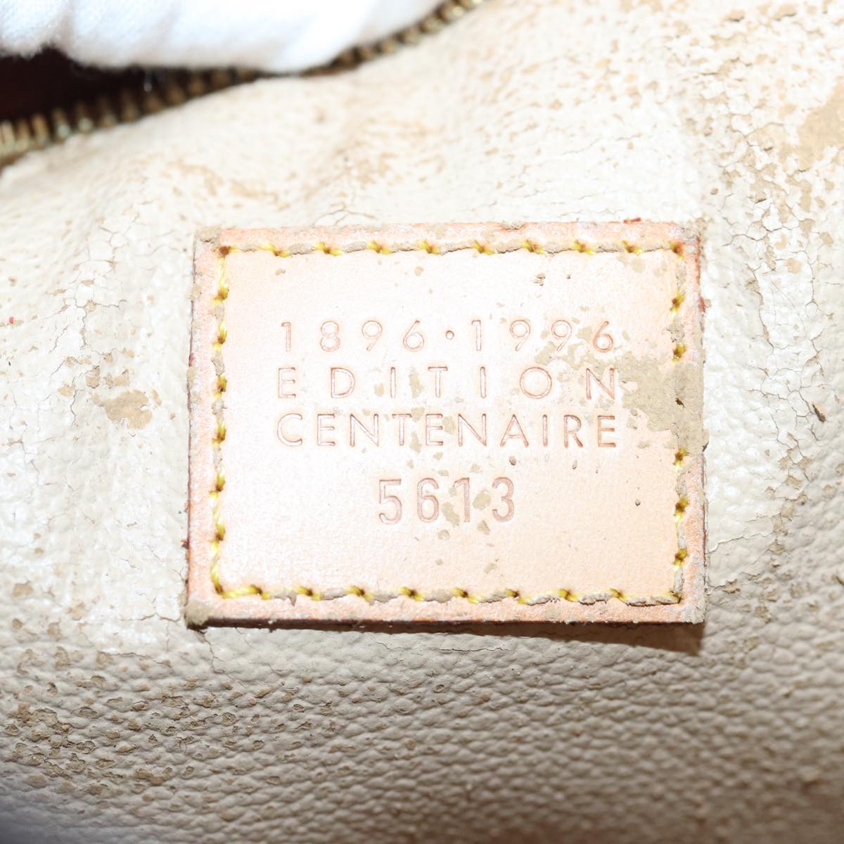 LOUIS VUITTON Damier Ebene Poche Toilette 26 Pouch N47543 LV Auth 84848