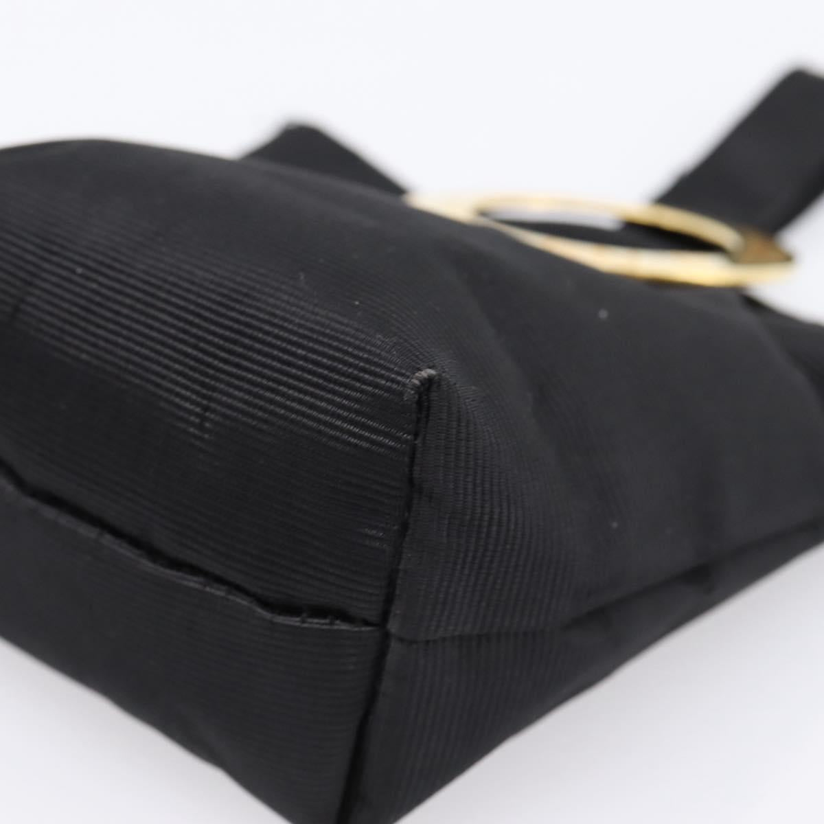 CELINE Pouch Nylon Black Auth 84937